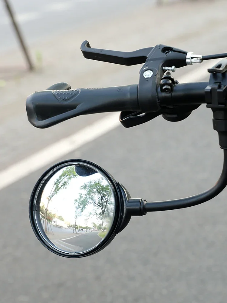 AliExpress Rearview Bicycle Mirror with Ajustable 10cm Hose Convex Lens Bicycle Mirror Blast-Resistant Handlebar Rearview Mirror Wide Angle