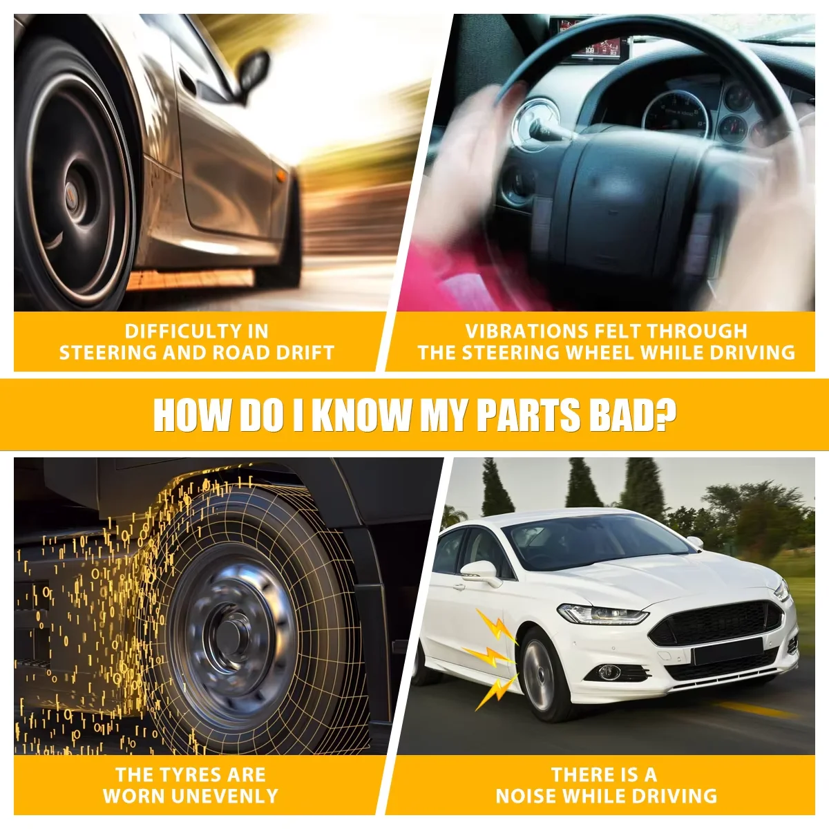 سفينوبي 6 قطعة أذرع التحكم في التعليق الأمامي السفلي وصلات كروية مجموعة وصلات شريط التأثير لهوندا سيفيك أكورا EL 2001-2002 K640288