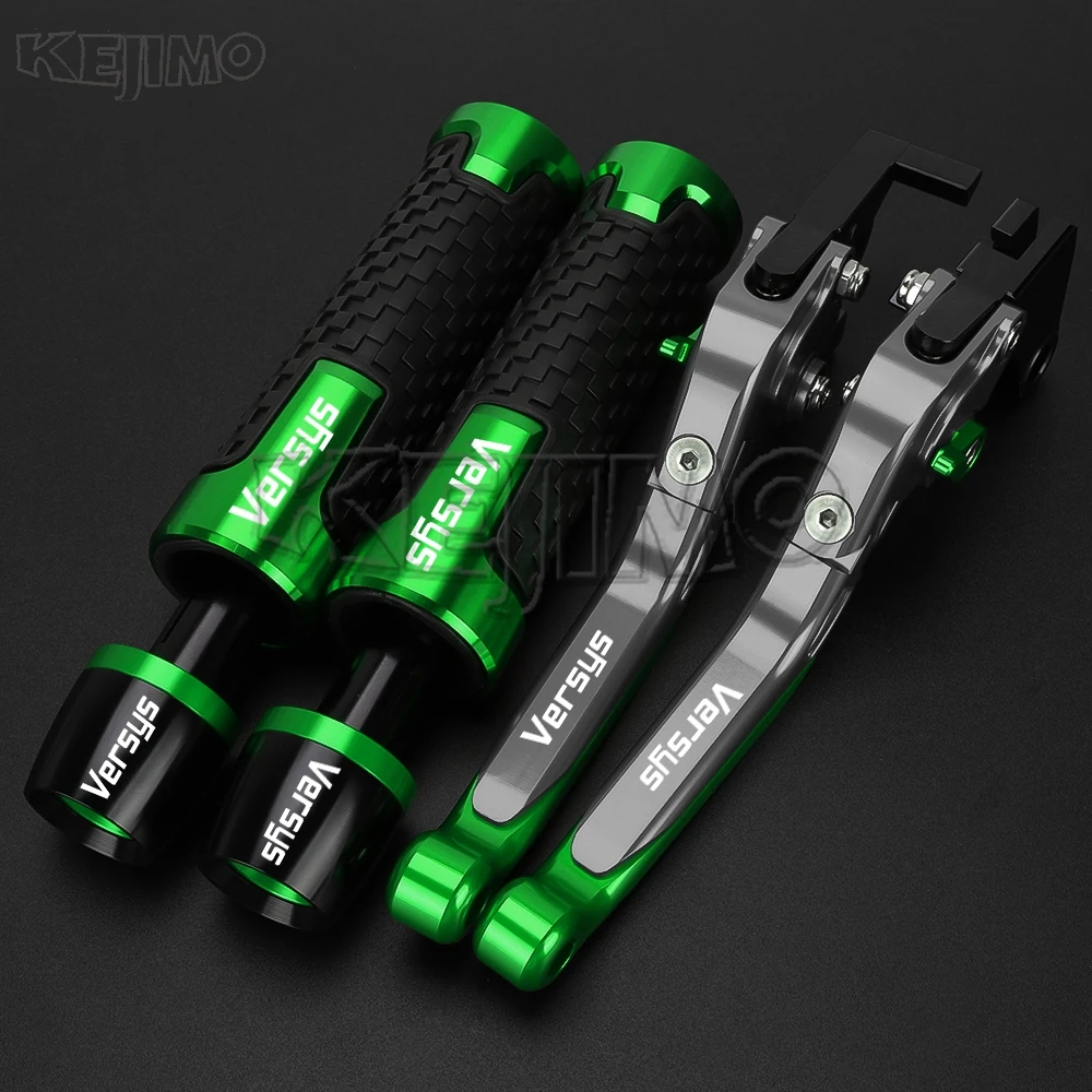 For Kawasaki VERSYS300X VERSYS 300 X 2008-2019 Motorcycle Accessories Adjustable Brake Clutch Levers Handle Bar End Grips Caps