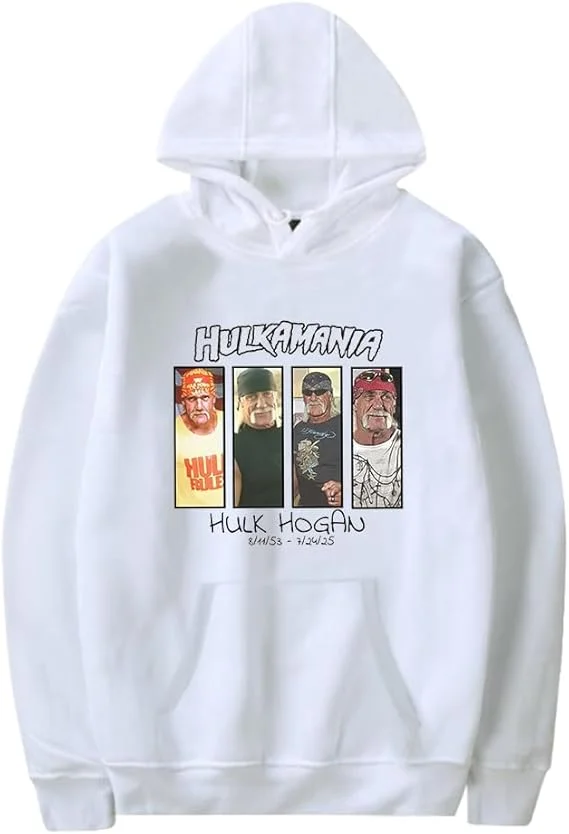 DCOKUS Hulk Hogan Hulkamania Rip Merch Hoodies Unisex Casual Long Sleeve Sweatshirt Clothes