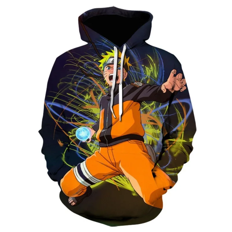 Bandai Naruto 3D-Serie Herren-Hoodie Neu für Herbst/Winter 2026 Anime-Inspiriert Harajuku Y2K Streetwear – Detail 16