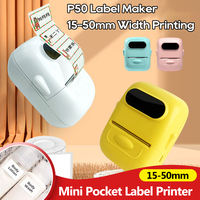 Marklife P50 Mini Thermal Label Printer Wireless Sticker Labeller For Home/Office/School Adhesive Label Maker Labeling Inkless