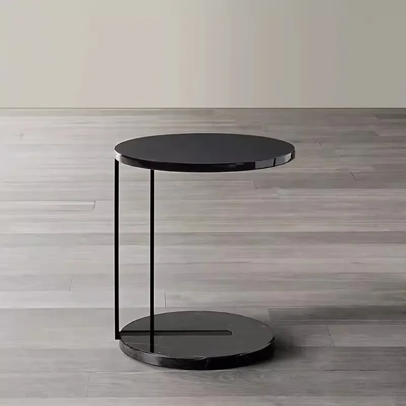 Nordic Style Modern Light luxury Creativity Metal Marble Tea Table Advanced Simplicity Design Living room Sofa Small Side Table