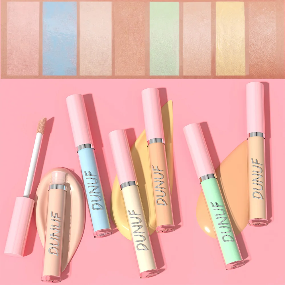 Corrector líquido resistente al agua, base en barra, maquillaje hidratante, cubierta naranja y verde, acné, ojeras, crema cosmética para contorno de cara