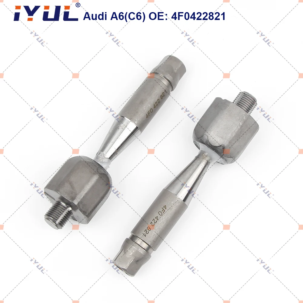 

A Pair Front Axle Inner Steering Tie Rod Ends For Audi A6 4F2 4FH 4F5 A6L C6 4F0422821 4F0422821D