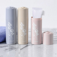 Country Style Travel Portable Toothbrush Toothpaste Holder Storage Case Box Organizer Household Storage Cup Bathroom Accessorie