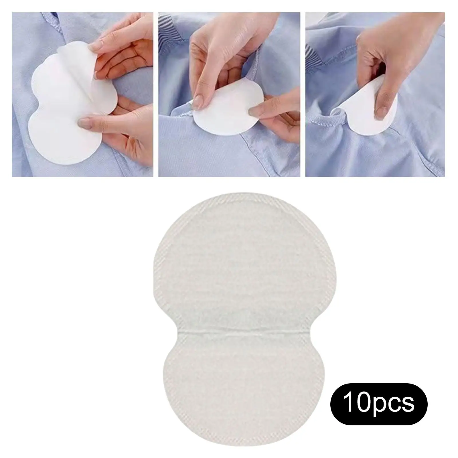 3 × 10 قطع من وسادات العرق تحت الإبط للاستعمال مرة واحدة، واقي غير مرئي للنساء والرجال