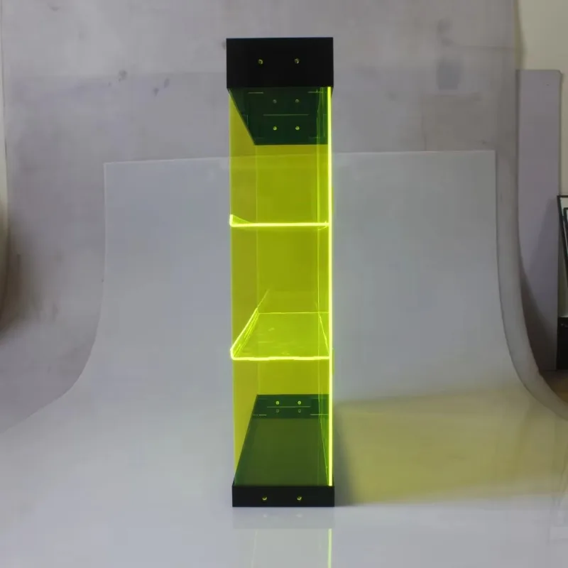 Customized transparent multi-color translucent wear-resistant acrylic display stand/box plastic products