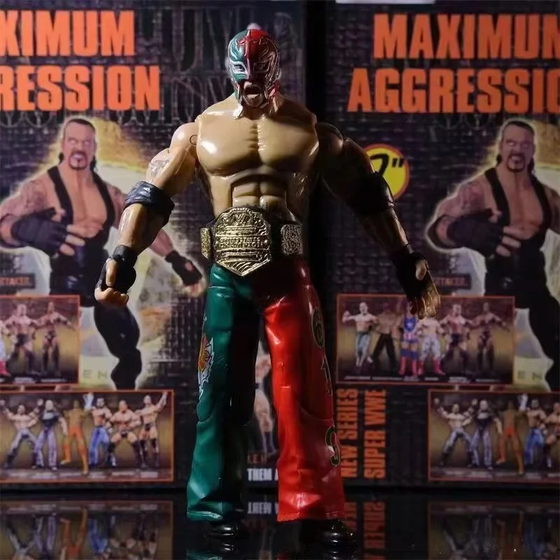 In-Stock Wrestlemania Wrestler Wwe John Cena The Undertaker Figures Toy Rey Mysterio Action Figures Pvc Statue Model Men Gifts - view 3
