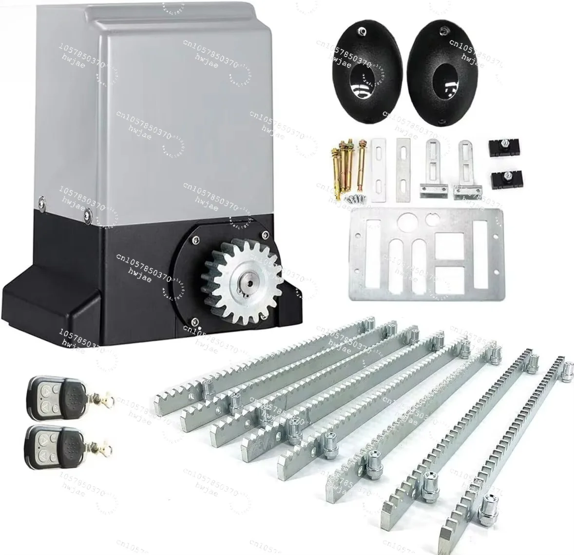 2000KG Modern Villa Remote Control Heavy Gear Motor Door System Sliding Operator Automatic Gate Opener