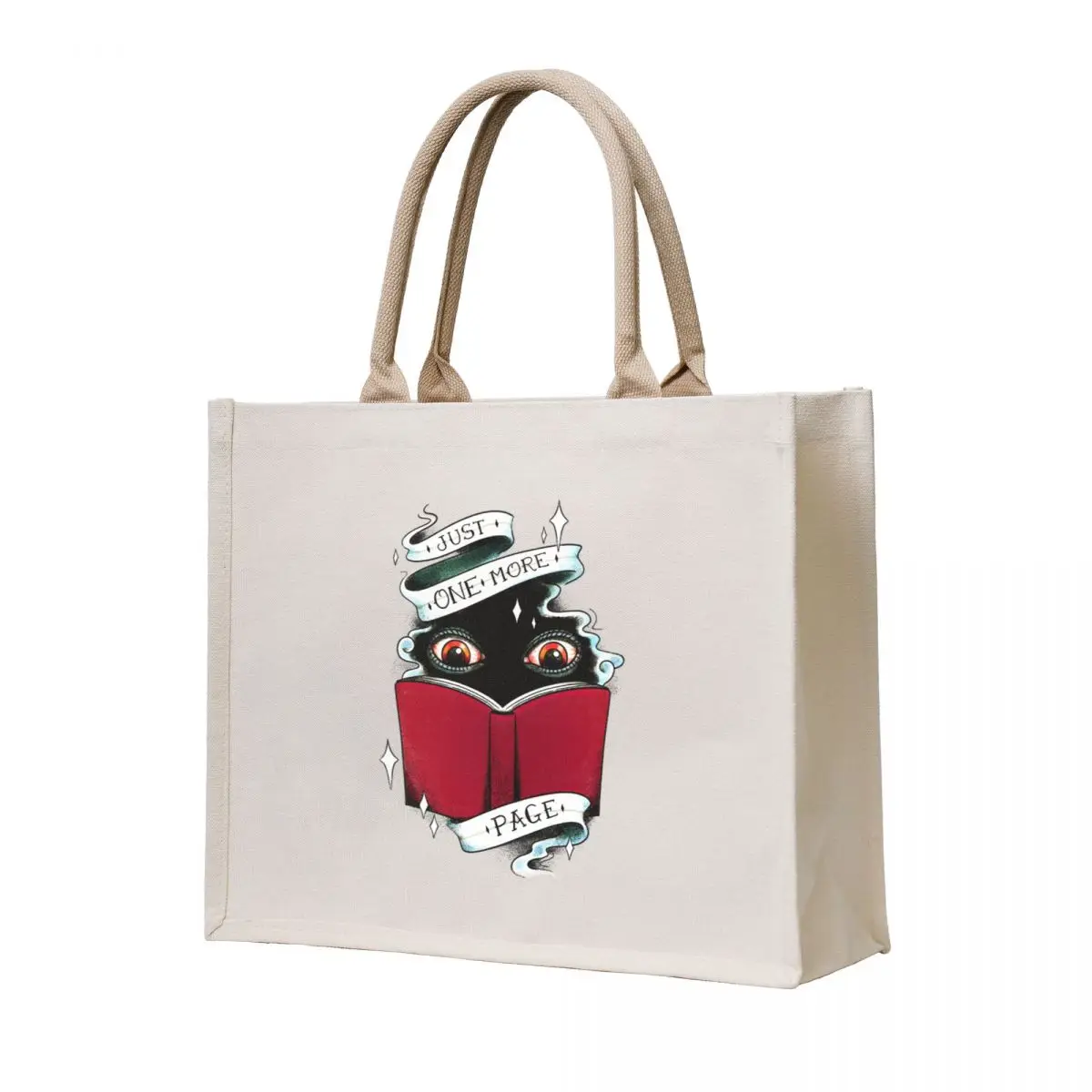 

One More Page Tote Bag free delivery bags Big bag Women's shopper bag shopper women canvas