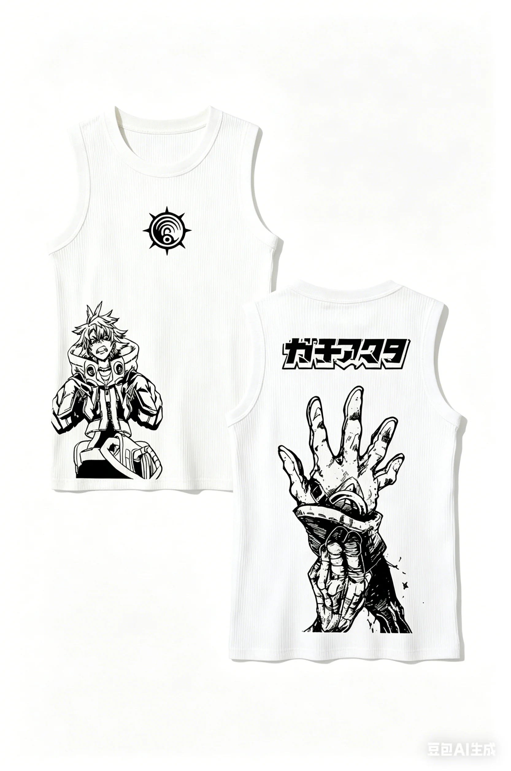 Gachiakuta Ribbed Tank Streetwear Anime Lover New Model personality Clothes Year round clothing Unisex high quality Couples gift