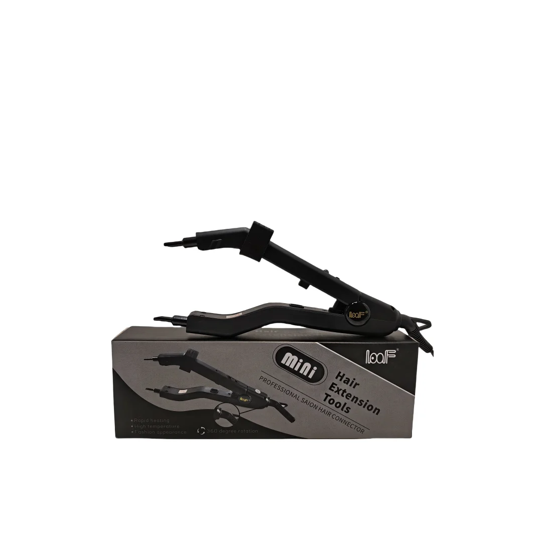 Mini herramienta de unión de queratina de fusión de punta oblicua de hierro para extensión de cabello con calefacción inteligente 609A para peinado profesional