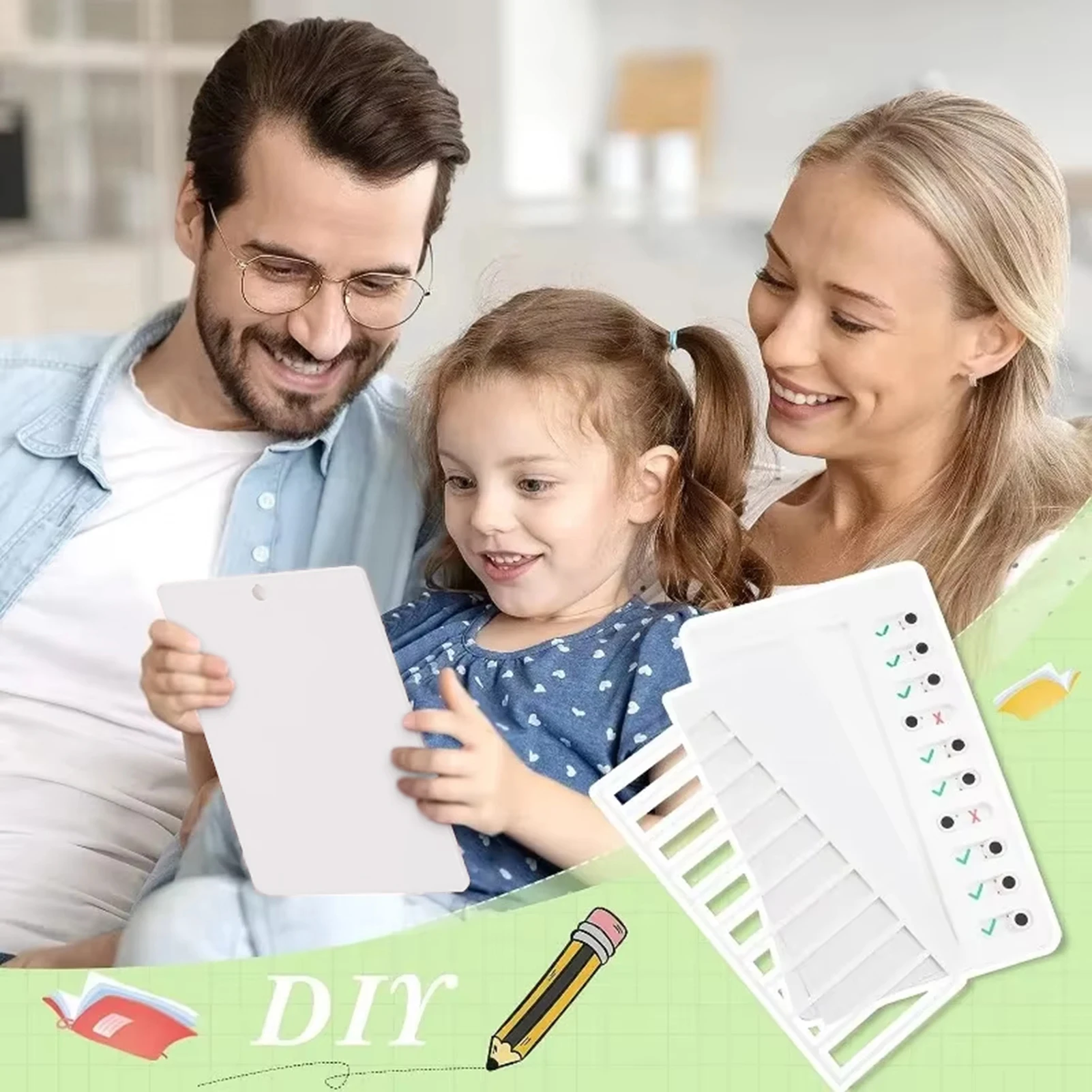 Tabla de tareas portátil para niños, tabla de rutina diaria portátil, tablero de programación, regalos educativos para niños y estudiantes