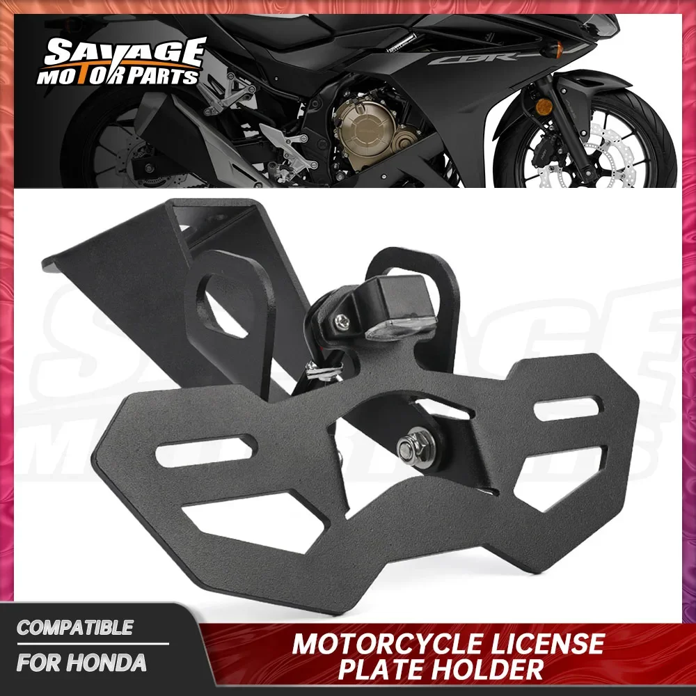 

For HONDA CB 500F CBR 500R 2016-2018 Motorcycle License Plate Holder LED Light Tail Tidy Fender Eliminator Kit Rear Fender
