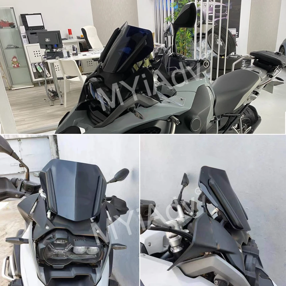 For BMW R1250GS ADV Windscreens R1200GS Adventure Wind Deflectors 2013-2025 K50 K51 Motorcycle Sport Windshield R1200 R1250 GS view 2