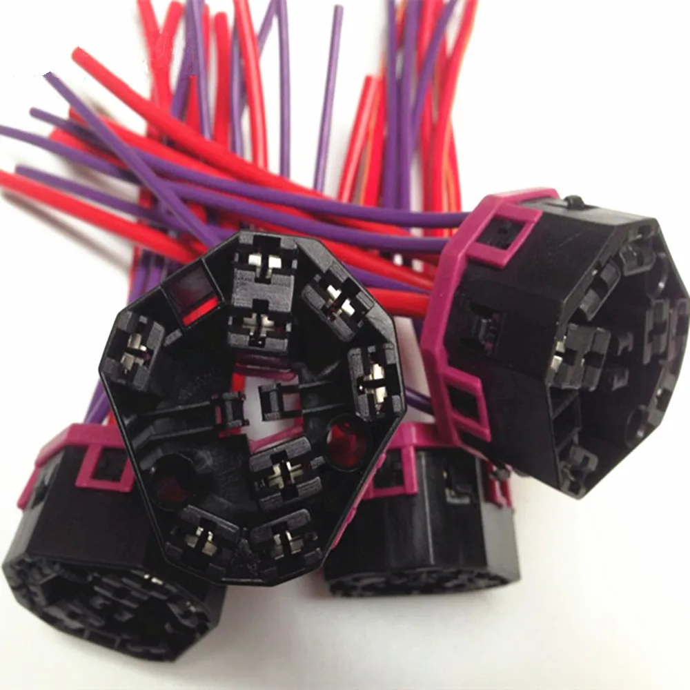 

4A0971975 4A0 971 975 5 шт. автомобильный разъем зажигания, Кабель-адаптер для VW Passat B5 Golf MK4 Polo Beetle Audi A3 A6 TT