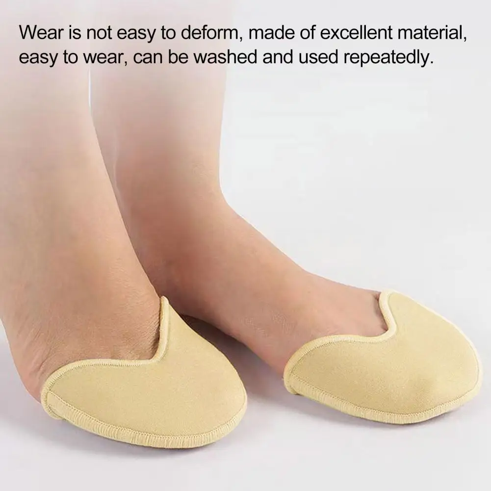 Soft Sponge Pad Ballet Shoe Sponge Insert Pads for Forefoot Pressure Relief Reusable Toe Protector for Dance for Ballet