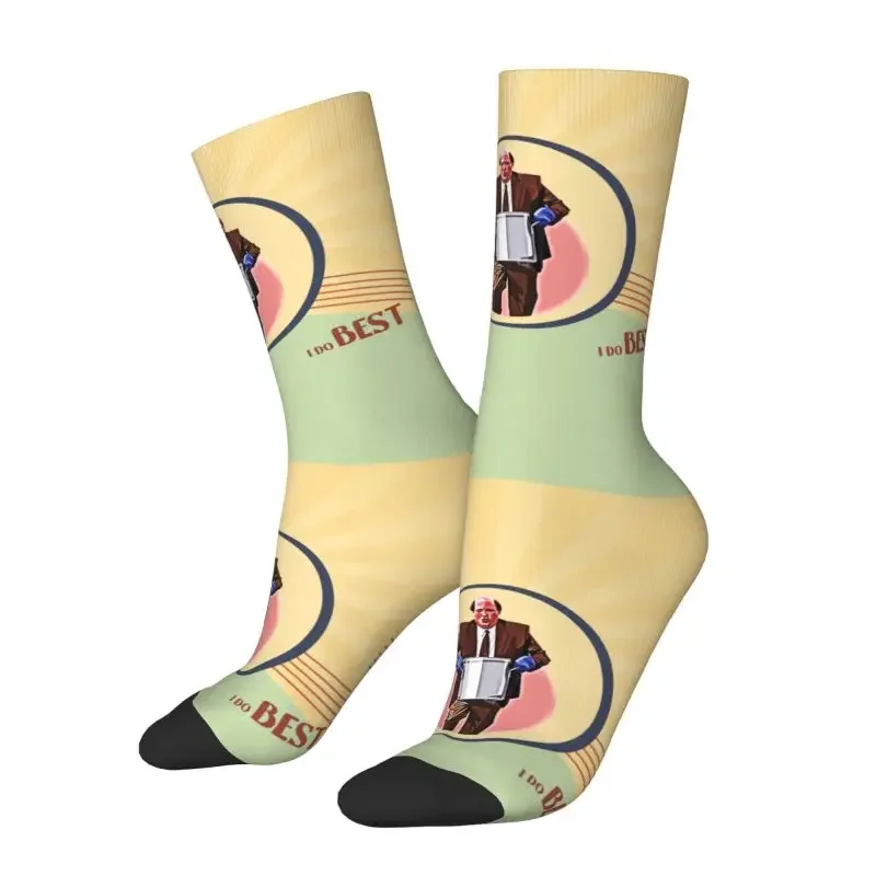 Meias masculinas e femininas, Meias quentes, Famoso Chili Dress Socks, Novidade engraçada, A coisa que eu faço melhores meias de tripulação, Office TV