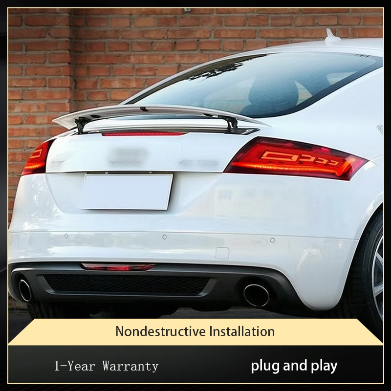 Automotive Tools Rear Lights For Audi TT 2006-2014 Upgrade Tail Lamp Modified DRL Taillight LED Horse Race Car Accessories