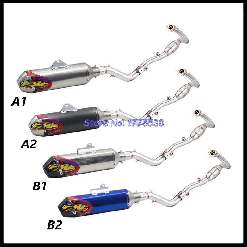 For Honda CRF250L 2012-2023 CRF250Rally 2017-2023 CRF300L CRF300Rally 2021-2023 Motorcycle Exhaust Full System Header Muffler