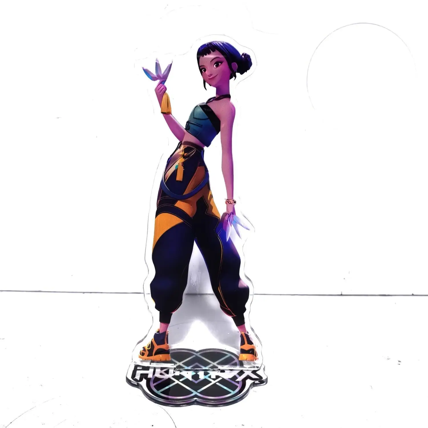 Kpop Demon Hunter Standing Plates Anime Rumi Mira Zoey Acrylic Ornament Kids Fashion Bedroom Model Toys Home Decor Children Gift