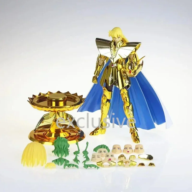 In Stock CS Model Saint Seiya Myth Cloth EX Virgo Shaka Metal Armor Figure Knights of Zodiac Anime 24K OCE Toys