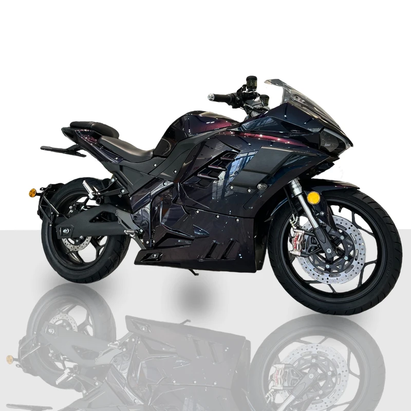 Strovan Motorcycle Single Swing Arm Rim 8000w Racing Off Road High Speed 140KM/H Electric Motorcycle For Adult