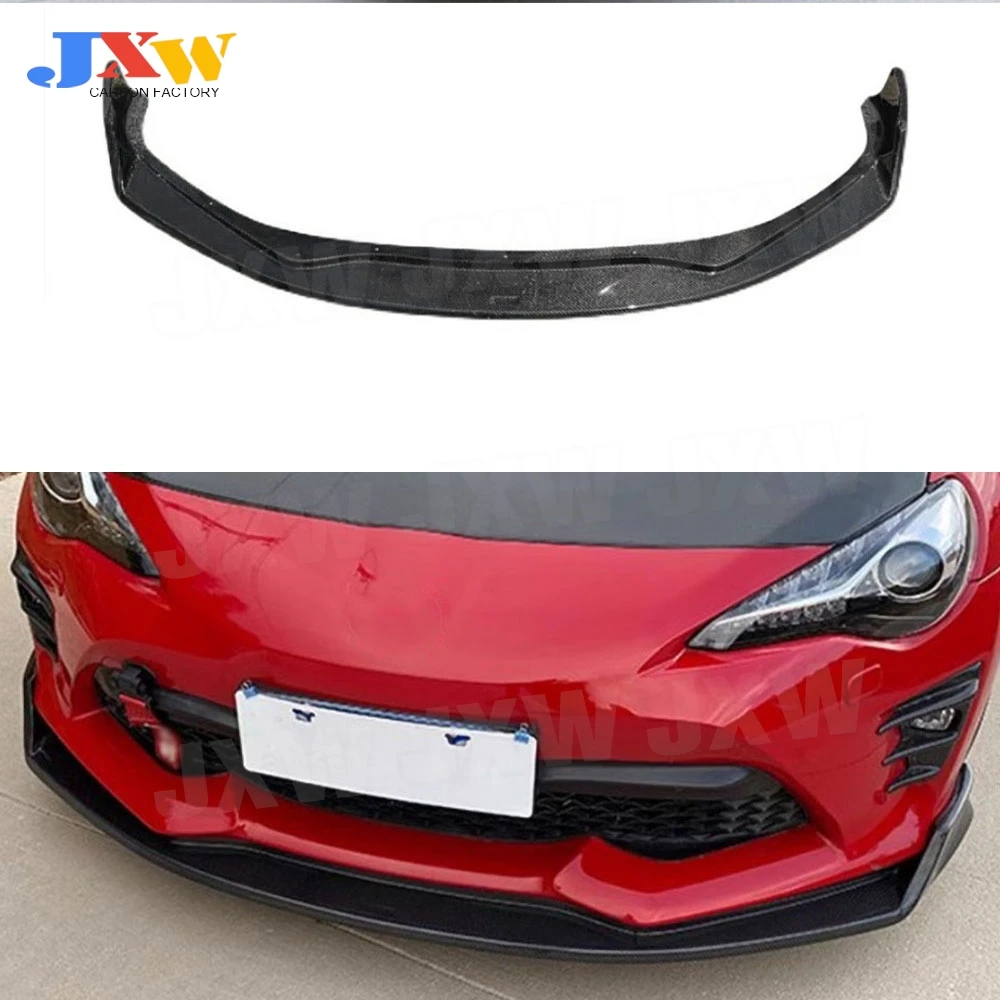 

Car Front Bumper Lip Chin Spoiler for Toyota GT86 BRZ 2017-2019 Carbon Fiber Front Bumper Extension FRP Body Kits Car Styling
