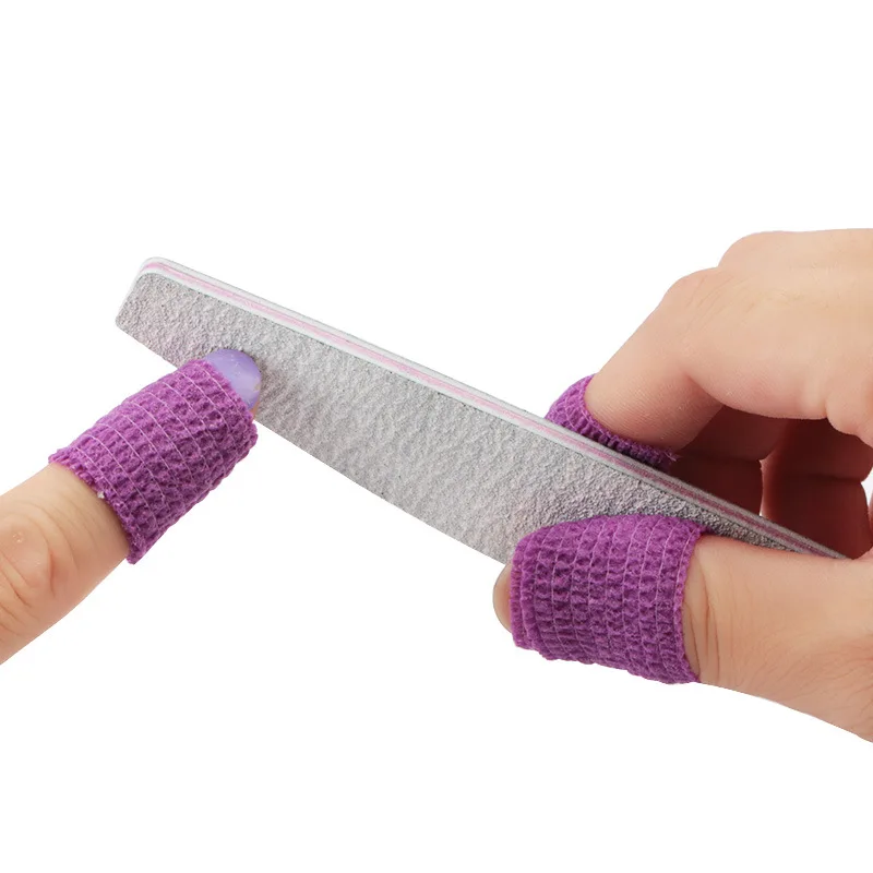 Bandage pour les doigts pour Nail Art, 5 pièces, bande de Compression auto-adhésive hautement extensible pour manucure, soins de la peau, offre spéciale