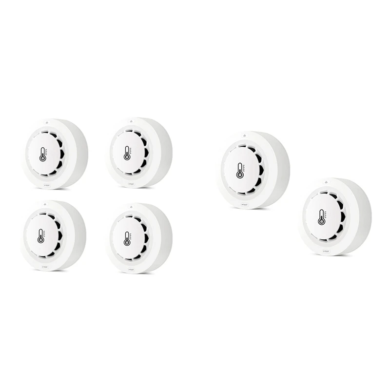 Умный детектор дыма FFYY-Tuya с Wi-Fi и Bluetooth, мониторинг температуры и влажности, сигнализация 80 дБ, удаленные уведомления