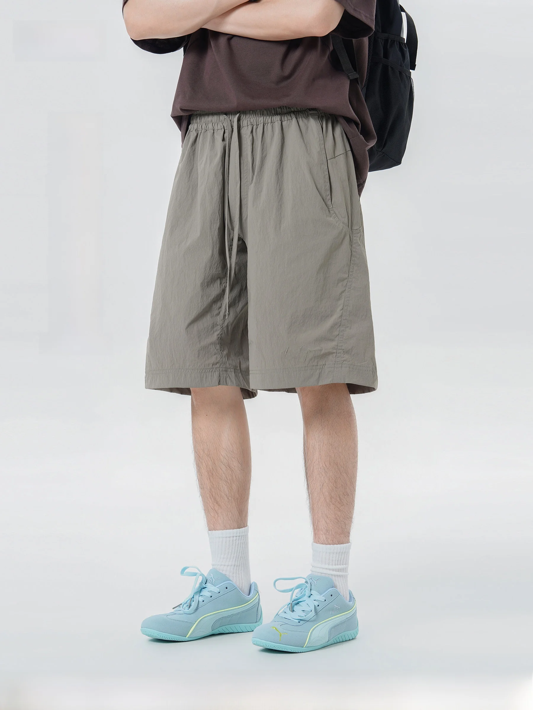 

DPX Summer Outdoor Men's Shorts Loose Fit Lightweight Water-Resistant Casual Versatile Five-Quarter Length Fashionable Men's ...