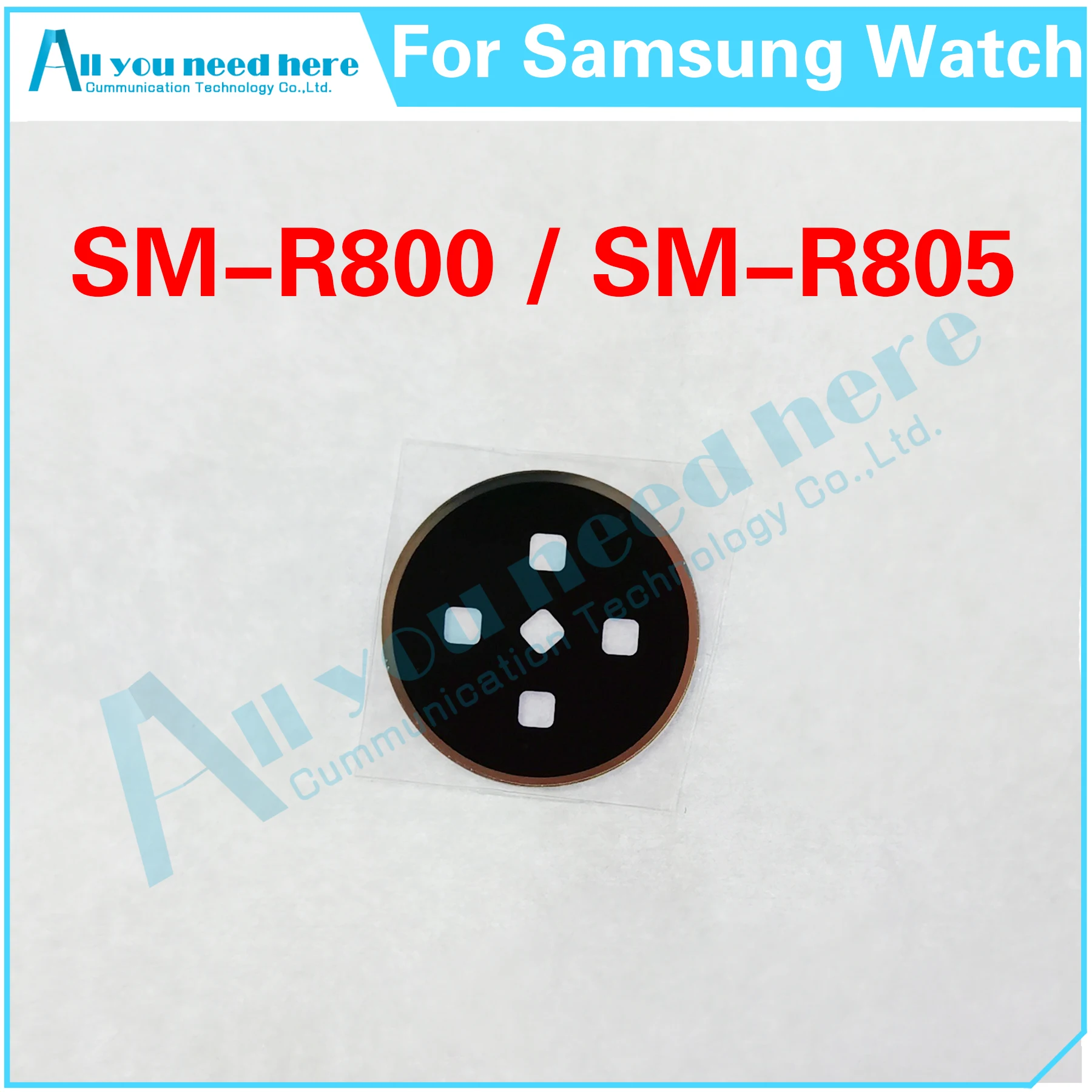 For Samsung Galaxy Watch 46MM SM-R800 SM-R805 R800 R805 Battery Rear Cover Glass Lens Back Glass Lens Replacement