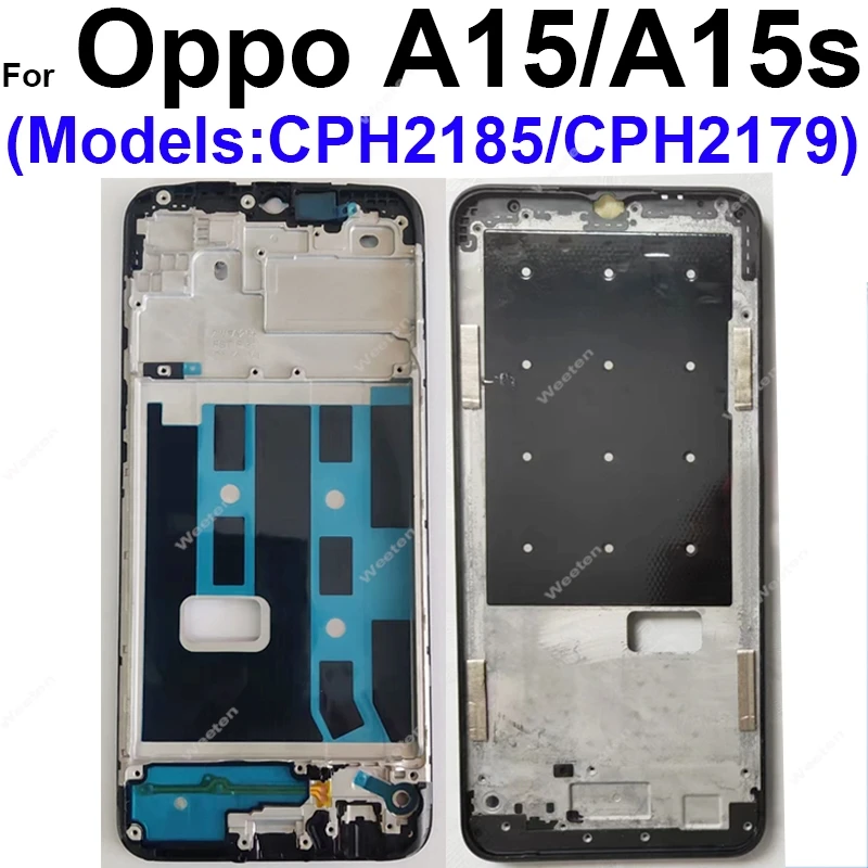 LCD Frame For OPPO A11 A12 A15 A15S A16 A16S A17 A17K A18 A31 A32 A33 A35 A36 A38 4G 5G Front LCD Housing Frame Holder Part