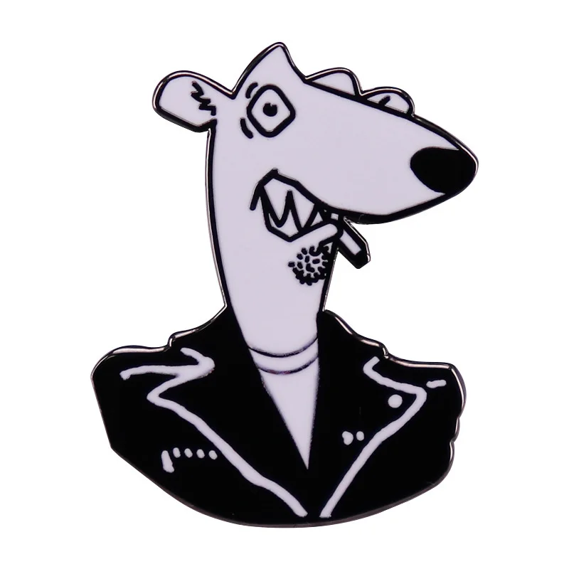 Screaming Weasel Pin Badge