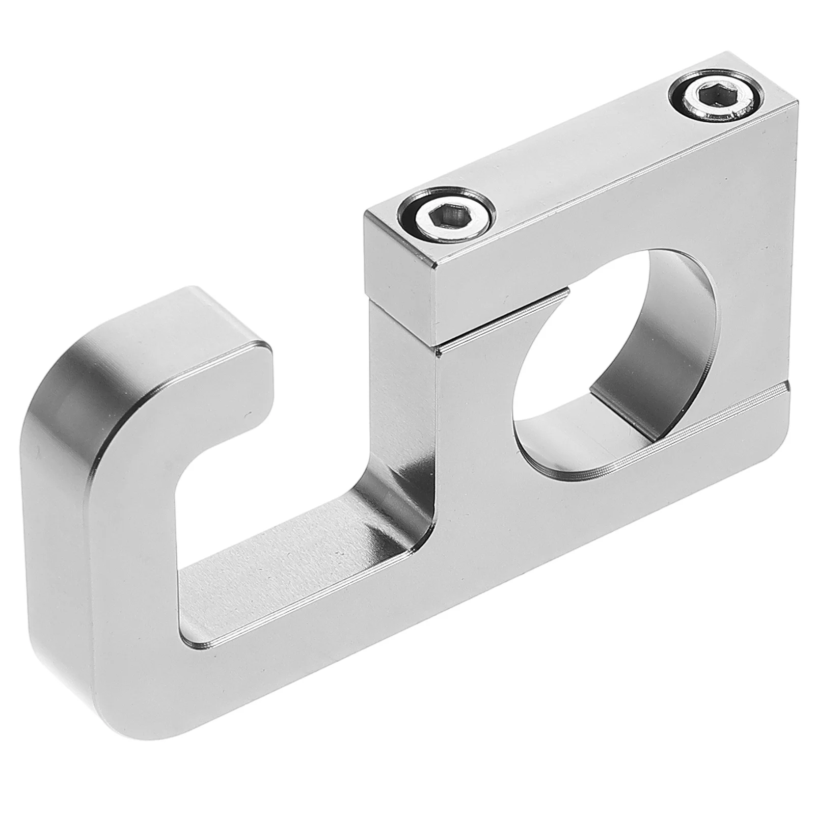 

Motorcycle Handlebar Hook Aluminum Alloy Bag Hanger Durable for Electric Scooters Bicycles Silver Scooter Hanging Hook