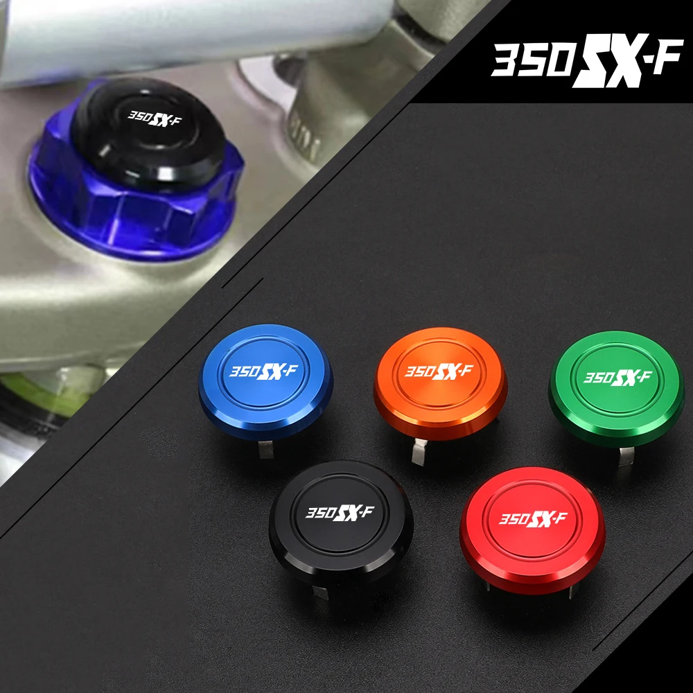 

Motorcycle Accessories Steering Stem Nut Cap Decoration Cover For 350SXF 350 SXF 350 SX-F 2007 2008 2009 2010 2011 2012-2025