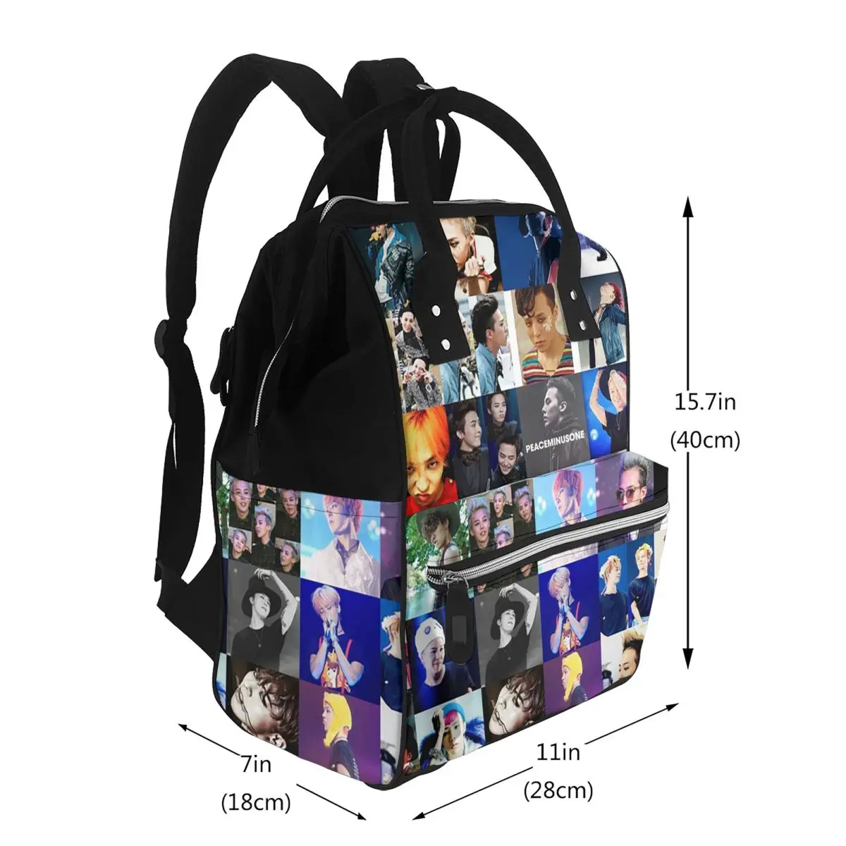 G Dragon Student Backpack School Bag Hiking Travel Daypack for Men Women Bookbag Shoulder Bags