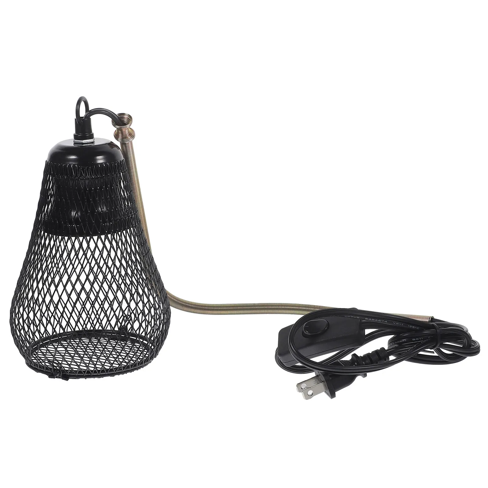 

Pet Heating Cover Reptile Heat Lamp Shade Anti-Scald Iron Mesh Cover For Terrarium Reptile Tank Supply Lamp Bulb Shade With Hook