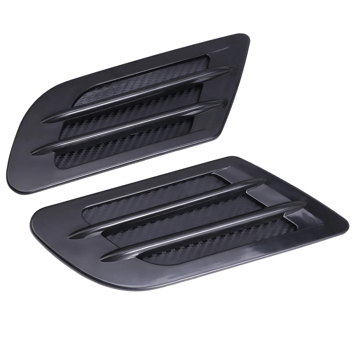 

2 Pcs Intake Grille Vent Decoration Sticker Side Outlet of SUV Air Flow Auto Car