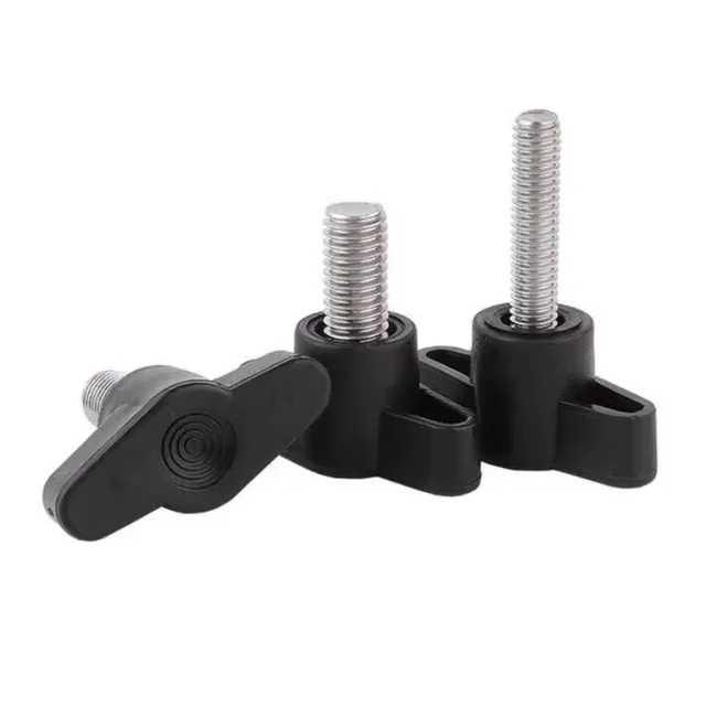 Weiyi Feststellschrauben 1/4-20 UNC/M4-M8 SUS304 A2 Edelstahl 27 # oder 36 # Z-Griff Bakelit-Handknopf Verstellbare Daumenschrauben – Detail 3