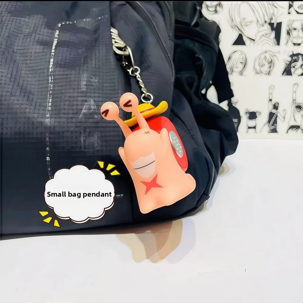 One Piece Voice Recorder Keychain Cute Luffy Figure Gift Toy with Record Playback for Messages Love Confession Display Decor