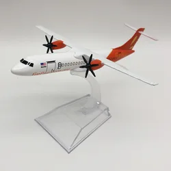 16CM 1:400 Model Diecast Alloy Airplane Air ATR-72 Malaysia Firefly Propeller Airline Display Toys Model With Base Gifts Fans