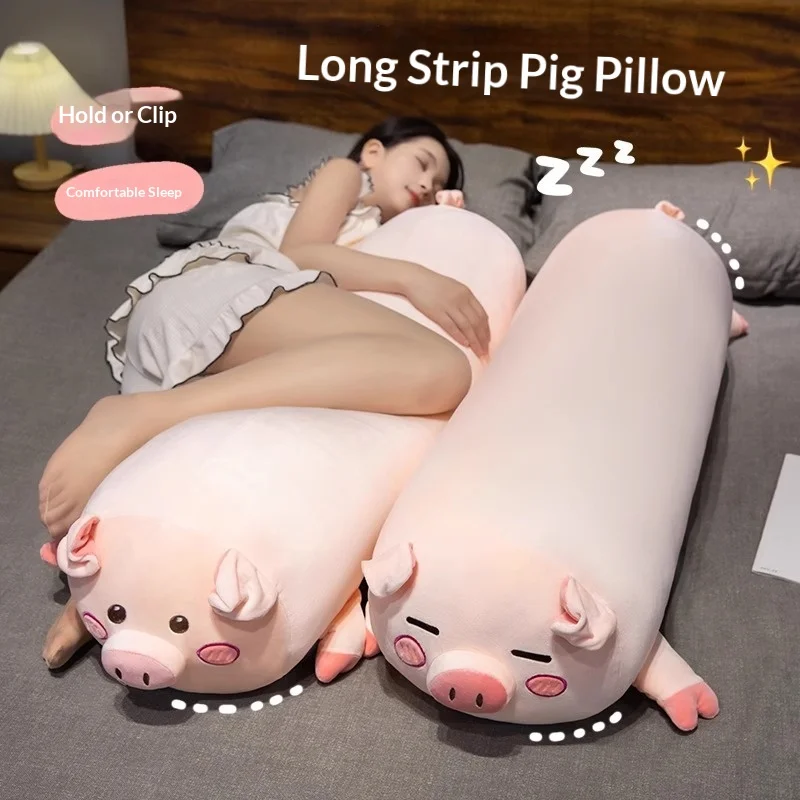 

Мягкая плюшевая подушка-свинка, большая, пушистая, для объятий, игрушка-подушка для сна и отдыха, подарок для детей и девочек, декор для дома