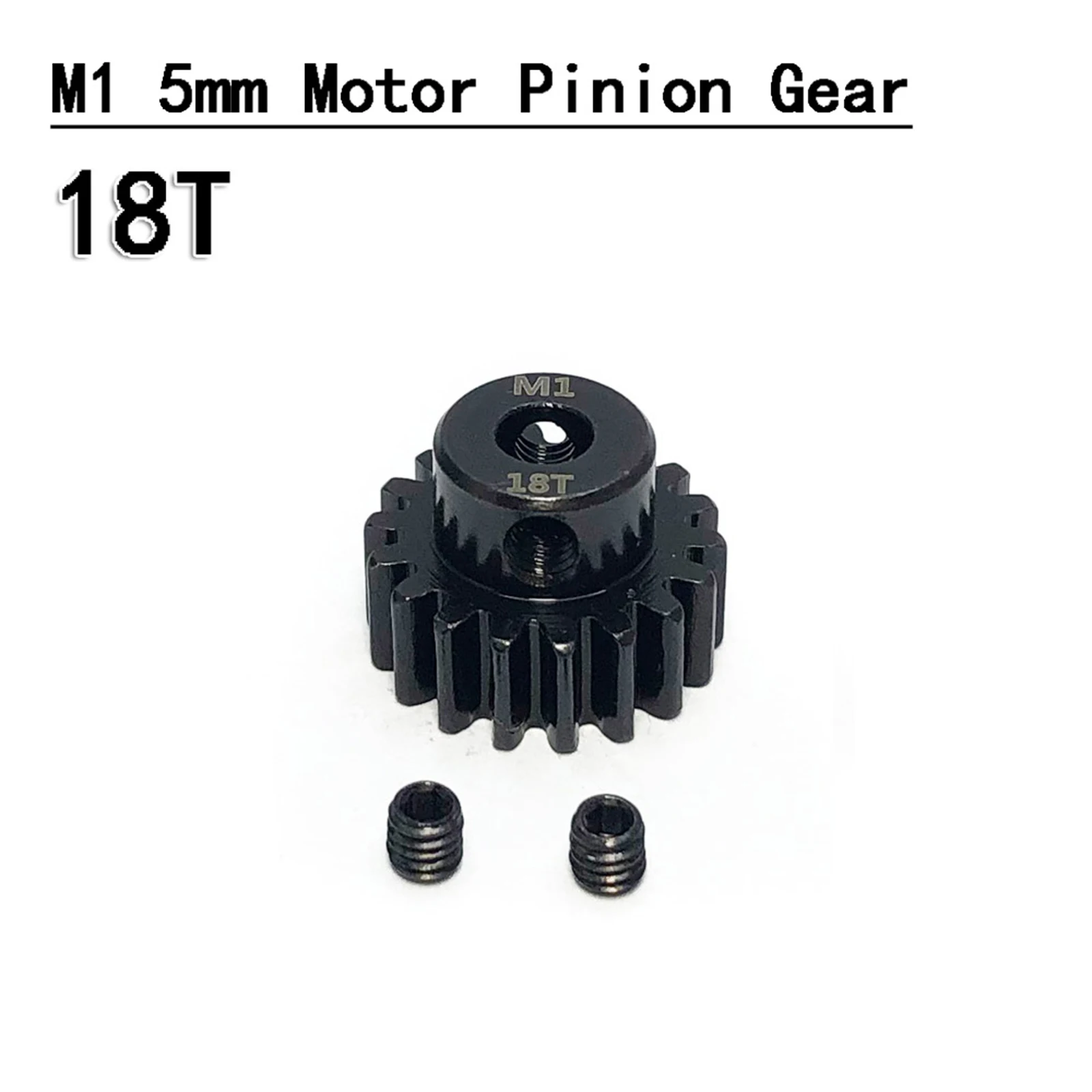 M1 5mm 피니언 모터 11-22t 브러시리스 브러시 모터 기어 탄소강 브러시드 브러시리스 모터 피니언 기어 1/8 RC 버기 트럭용