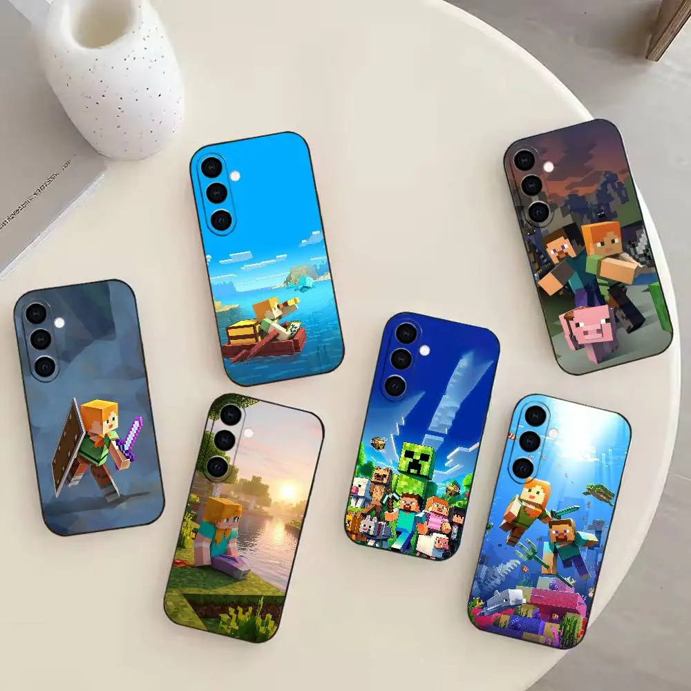 

A-Alex yellow microorganism Phone Case For Samsung Galaxy A91,80,73,72 ,71,53,52,32 ,31,22,21s,20,Soft Black Case