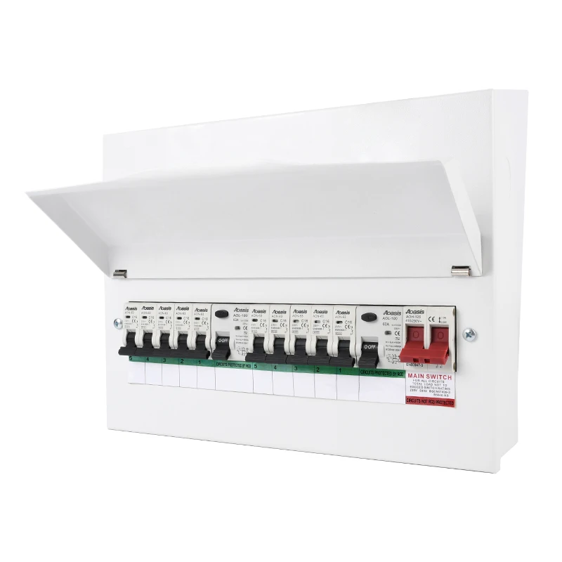 AOX-4-21M 4 7 10 13 16 21way Electric Panel Metal Enclosure Consumer Unit Integrity Surface Distribution Box