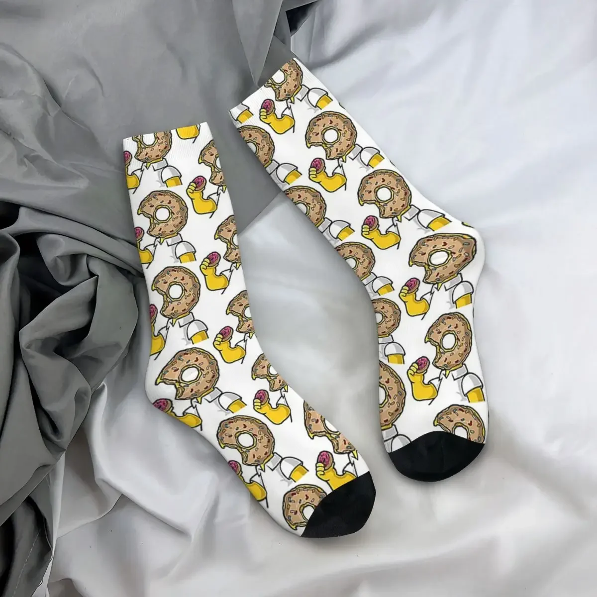 I Like Donuts Socks Harajuku calze assorbenti per il sudore calze lunghe per tutte le stagioni accessori per regalo di compleanno Unisex