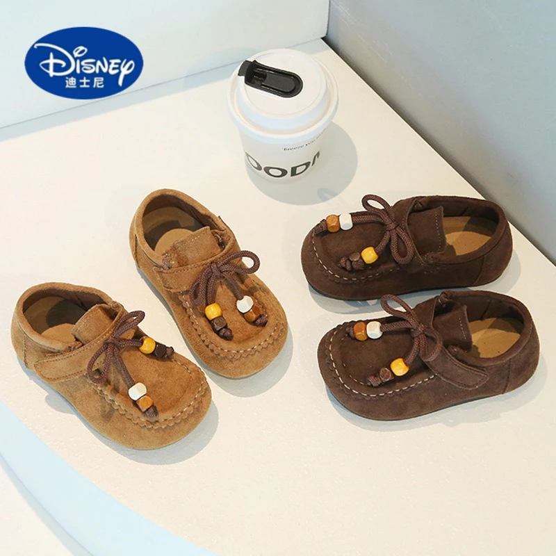 حذاء ديزني كيدز 2025 من الجلد الكلاسيكي | طراز ريترو بنعل ناعم للأولاد والبنات، للربيع والخريف #4