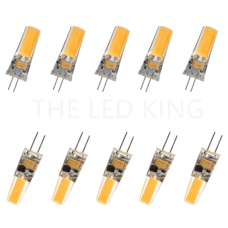 밝기 조절 가능 G4 COB LED 전구 AC DC 12V 220V 램프 6W 9W 조명 교체 30W 50W 할로겐 램프 샹들리에 가정용, 10 개